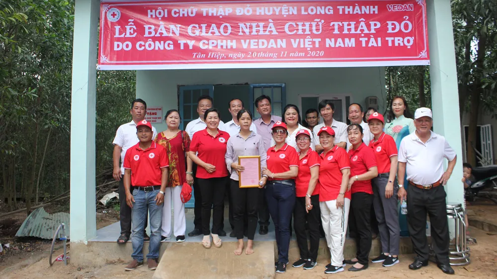 Vedan Việt Nam trao tặng 4 căn nhà Chữ thập đỏ cho các hộ nghèo tại tỉnh Đồng Nai ảnh 3