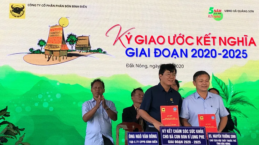 Bình Điền kết nghĩa với bon R’long Phe (Đắk Nông): 5 năm sâu nặng nghĩa tình ảnh 3