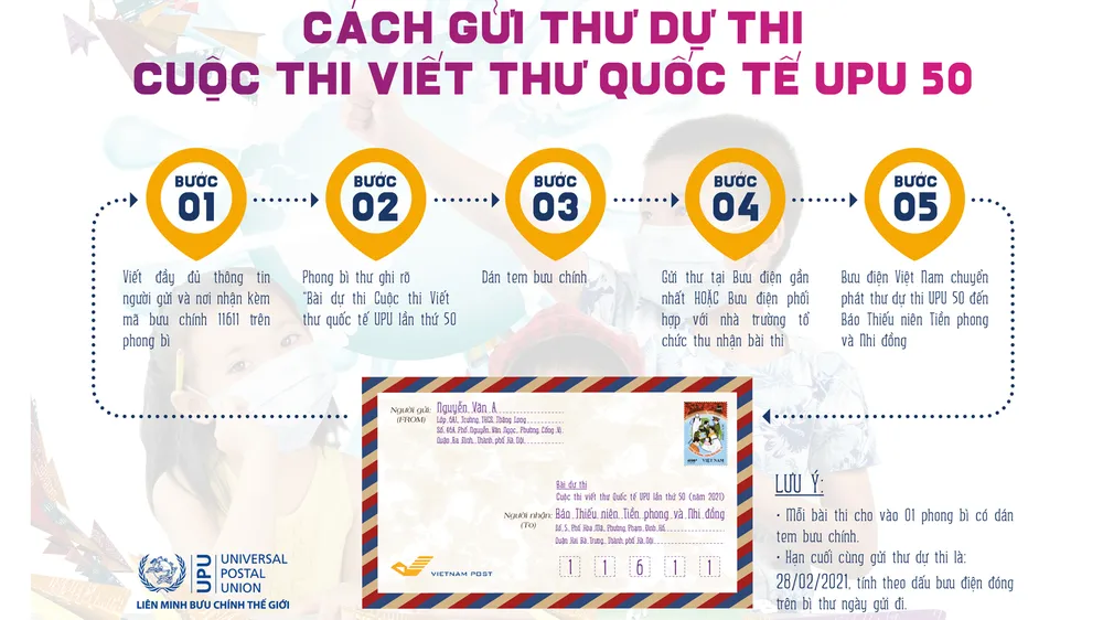 Phát động thi viết thư quốc tế UPU lần thứ 50 chủ đề dịch Covid-19