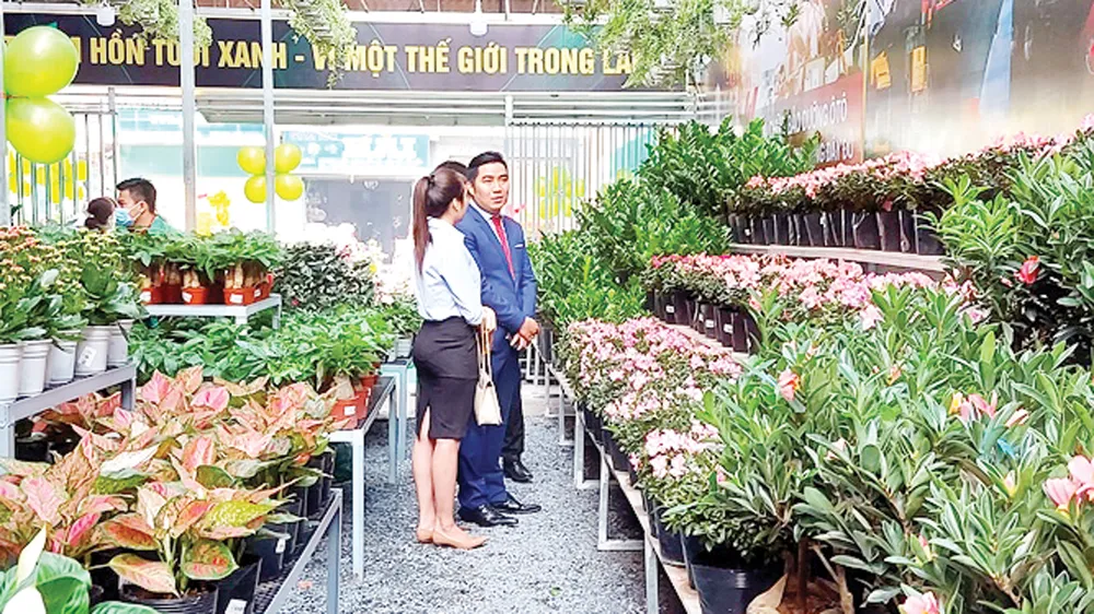 Ra mắt siêu thị Cây xanh thứ 2, góp phần cung ứng mảng xanh cho TPHCM