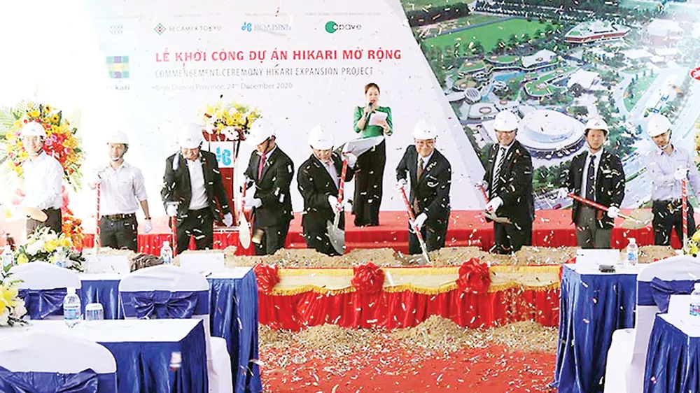 Hòa Bình khởi công dự án Hikari mở rộng tại Bình Dương