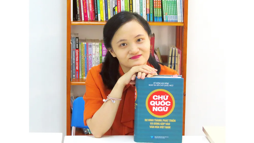 Facebooker Nguyễn Thị Thùy Dung  của trang “Ngày ngày viết chữ”