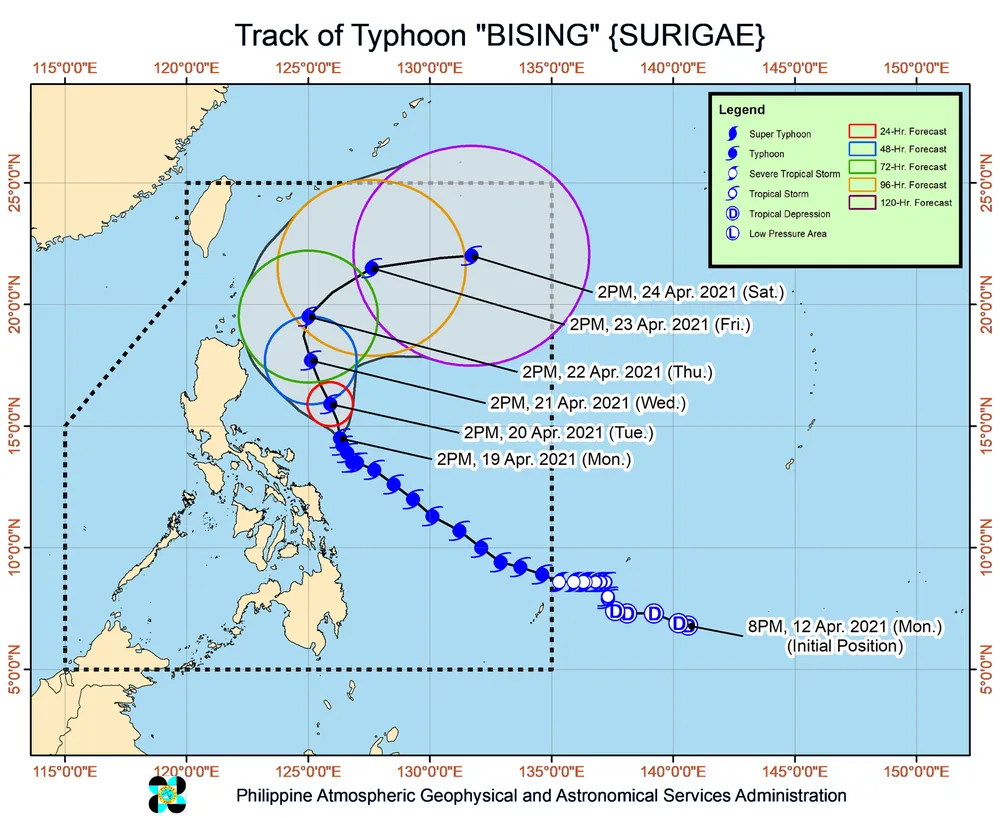 Philippines cảnh báo bão Surigae mạnh lên thành siêu bão ảnh 2