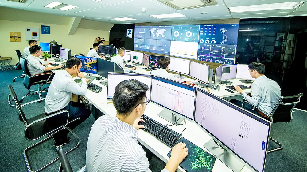 Trung tâm Điều hành SOC (Security Operation Center) của VNPT theo dõi,  xử lý các sự cố về ATTT 24/7