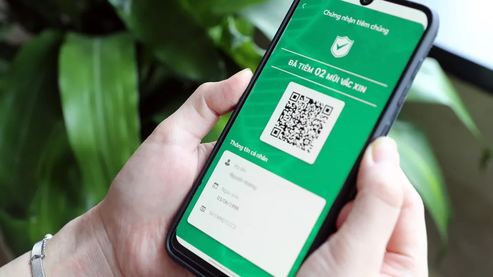 Nền tảng quản lý tiêm chủng Covid-19 thể hiện kết quả  của người dân sau khi tiêm vaccine mũi thứ 2