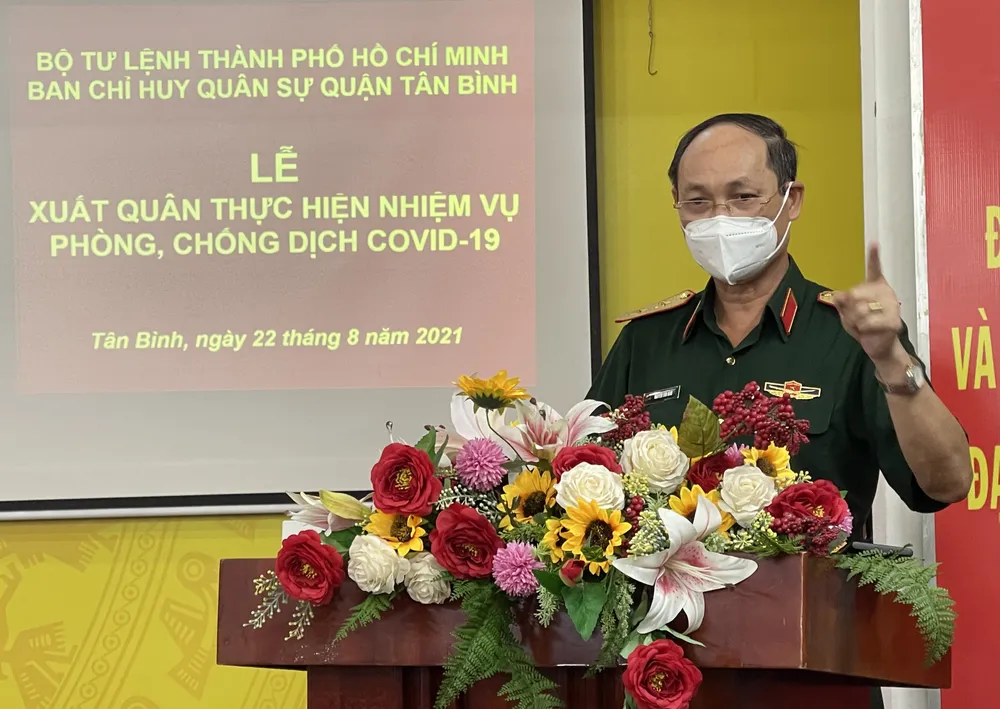 Hơn 58.000 cán bộ, chiến sĩ xuất quân phòng chống dịch ảnh 1