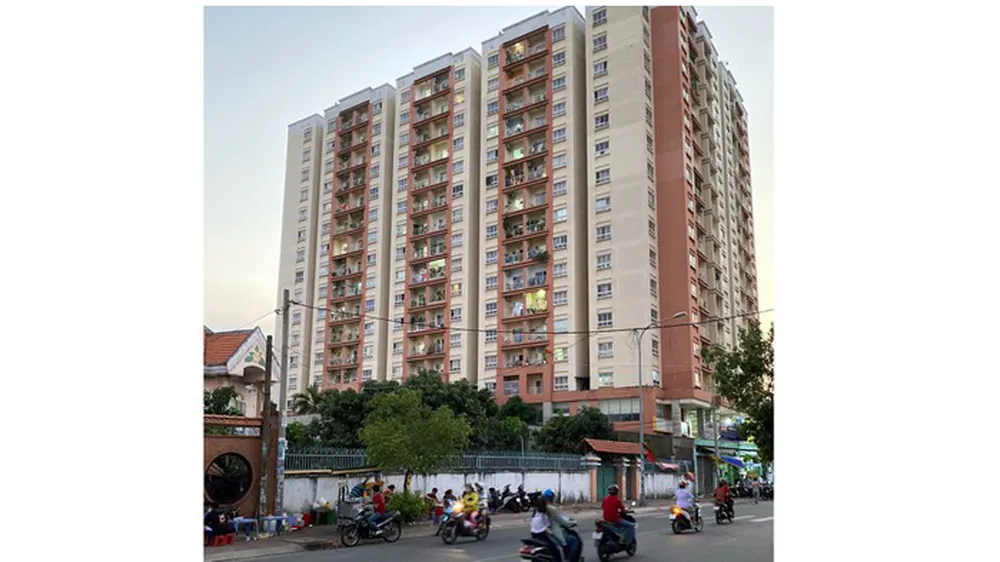 Chung cư tái định cư Trương Đình Hội 2, quận 8. Ảnh: CAO THĂNG