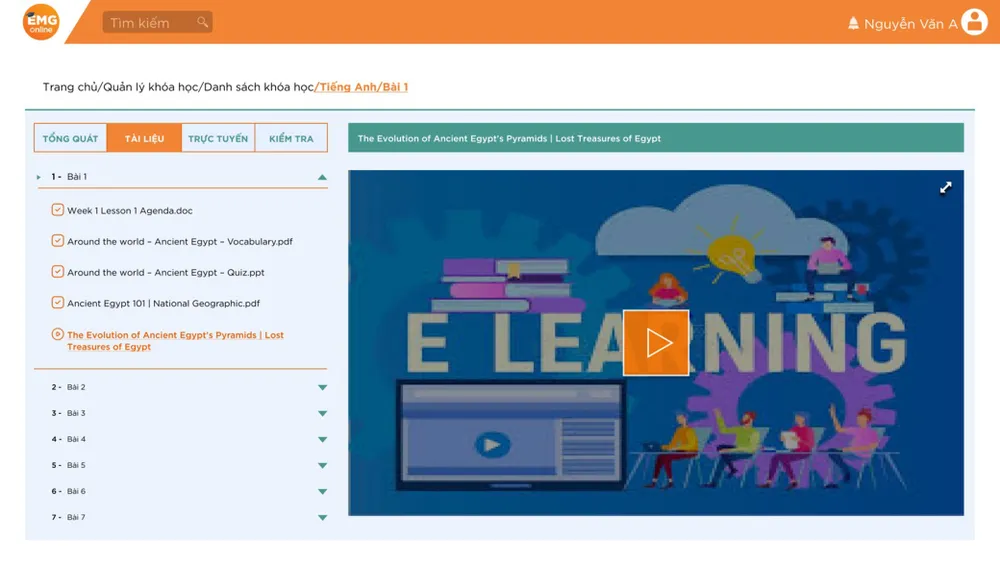 EMG Education triển khai Hệ thống học liệu trực tuyến EMG LMS ảnh 1
