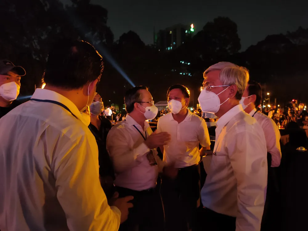 Lễ tưởng niệm đồng bào tử vong và cán bộ, chiến sĩ hy sinh do đại dịch Covid-19 ảnh 61