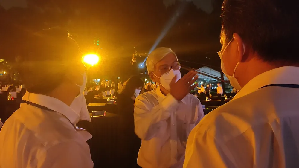 Lễ tưởng niệm đồng bào tử vong và cán bộ, chiến sĩ hy sinh do đại dịch Covid-19 ảnh 64