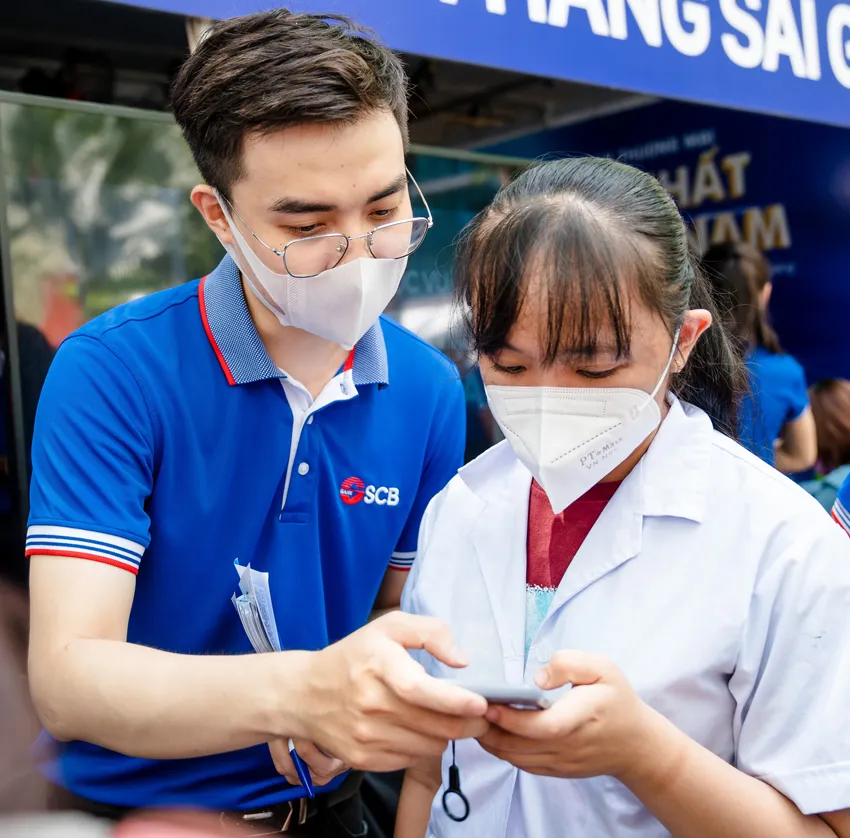 SCB đồng hành cùng ngày hội việc làm 2022 tại Đại học Tôn Đức Thắng ảnh 1