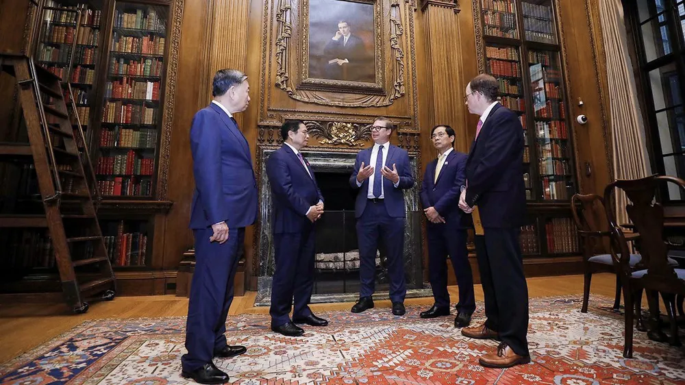 Thủ tướng Phạm Minh Chính phát biểu tại ĐH Harvard (Hoa Kỳ) về xây dựng nền kinh tế độc lập, tự chủ ảnh 5