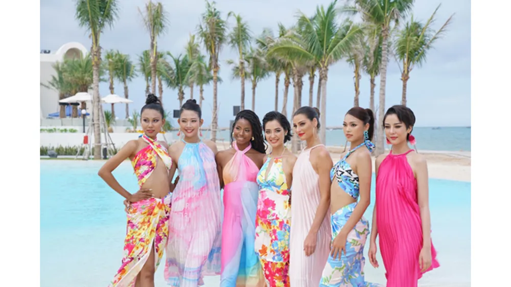 NovaWorld Ho Tram có sức hút đặc biệt với top 3 Hoa hậu các dân tộc ảnh 6