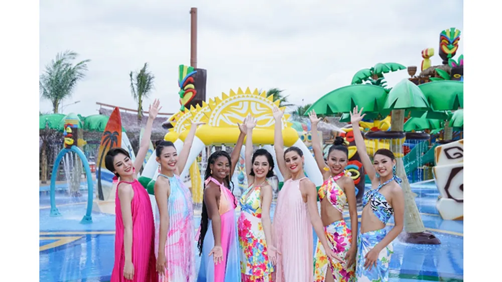 NovaWorld Ho Tram có sức hút đặc biệt với top 3 Hoa hậu các dân tộc ảnh 5