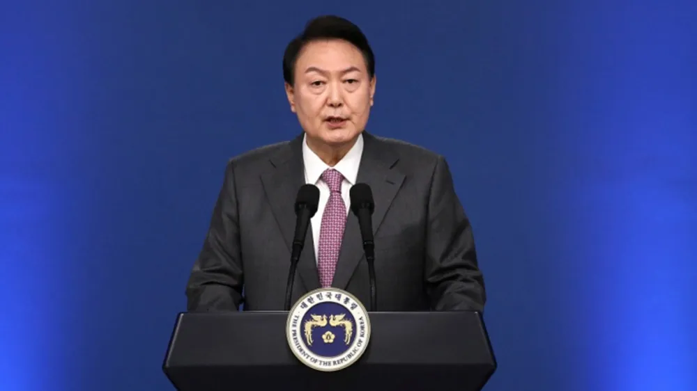 Tổng thống Hàn Quốc Yoon Suk-yeol. Ảnh: REUTERS