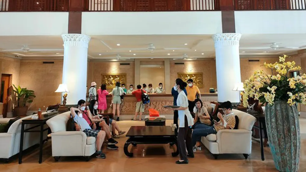 Công suất phòng khách sạn ven biển ở Đà Nẵng tăng mạnh. Ảnh: VGP