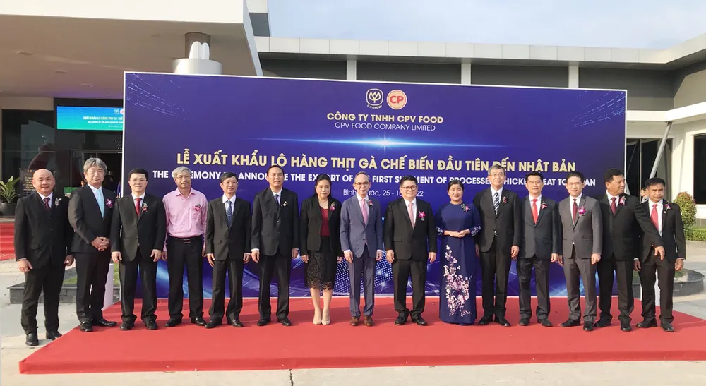 CPV Food Bình Phước chính thức xuất khẩu thịt gà chế biến sang Nhật Bản ảnh 1
