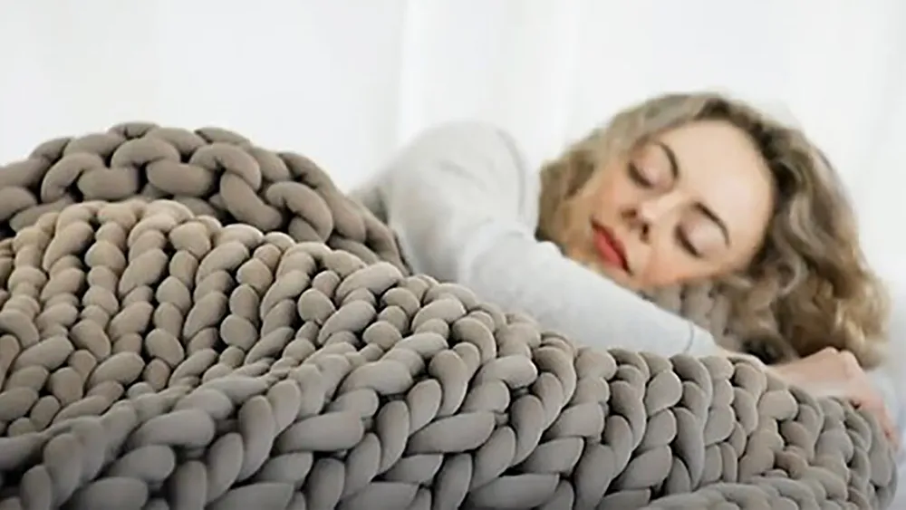 Chăn nặng giúp ngủ ngon