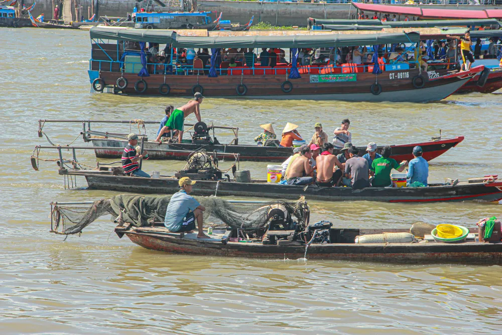 Ghe chài lưới, ghe thuyền của các thương hồ và những người mưu sinh gắn liền với sông nước tề tựu về tham dự lễ Tống Phong làm vang động cả một khúc sông Ghe chài lưới, ghe thuyền của các thương hồ và những người mưu sinh gắn liền với sông nước tề tựu về tham dự lễ Tống Phong làm vang động cả một khúc sông