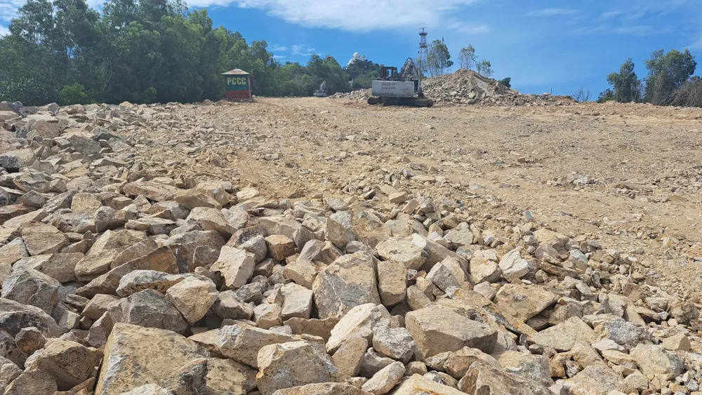 Hiện trường vụ bạt núi Lớn, TP Vũng Tàu