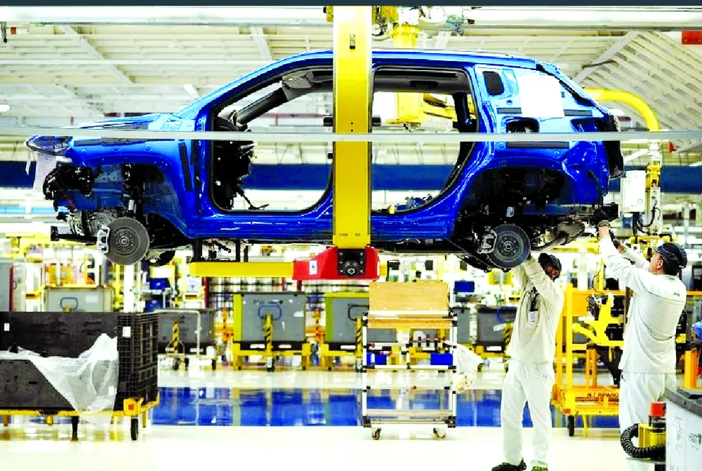 Một nhà máy sản xuất ô tô tại Melfi, Italy 