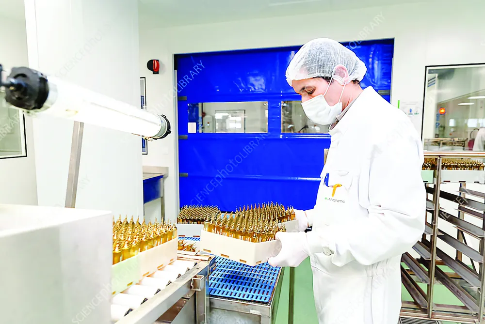 Một công ty sản xuất thuốc ở Nice, Pháp