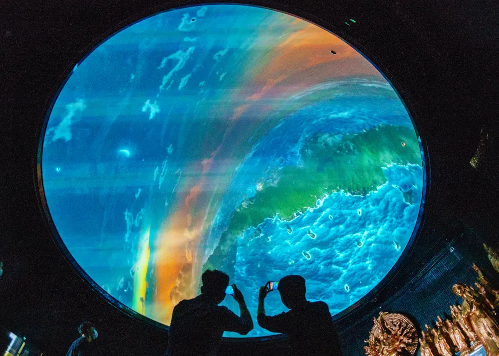 Công nghệ 3D mapping tại trung tâm triển lãm Phật giáo trên núi Bà Đen