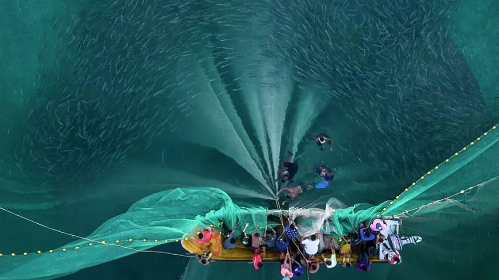 Đánh cá ở vùng duyên hải Chuao, Venezuela