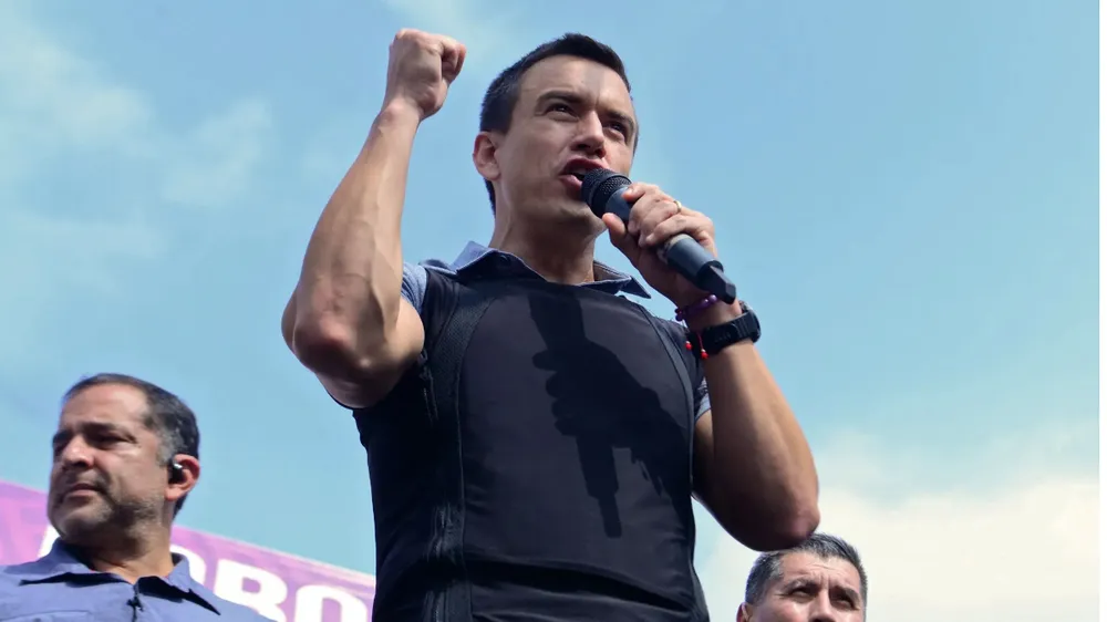 Daniel Noboa trở thành Tổng thống đắc cử trẻ nhất từ trước đến nay của Ecuador. Ảnh: Getty Images