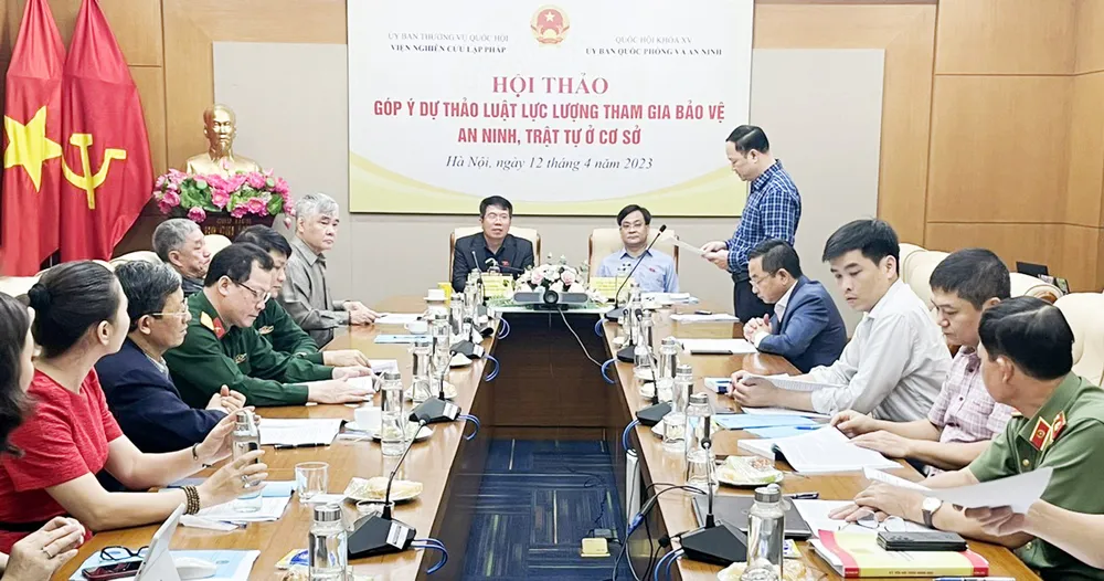 Các ngành chức năng góp ý Dự thảo Luật Lực lượng tham gia bảo vệ an ninh trật tự ở cơ sở