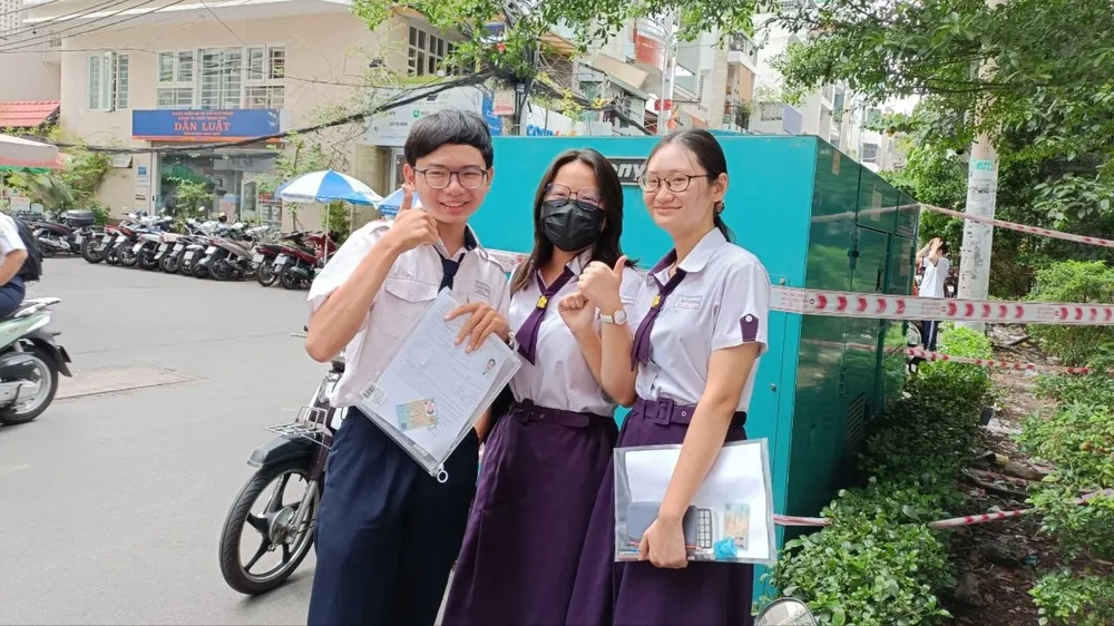 Thí sinh tham dự Kỳ thi tuyển sinh lớp 10 năm học 2023-2024