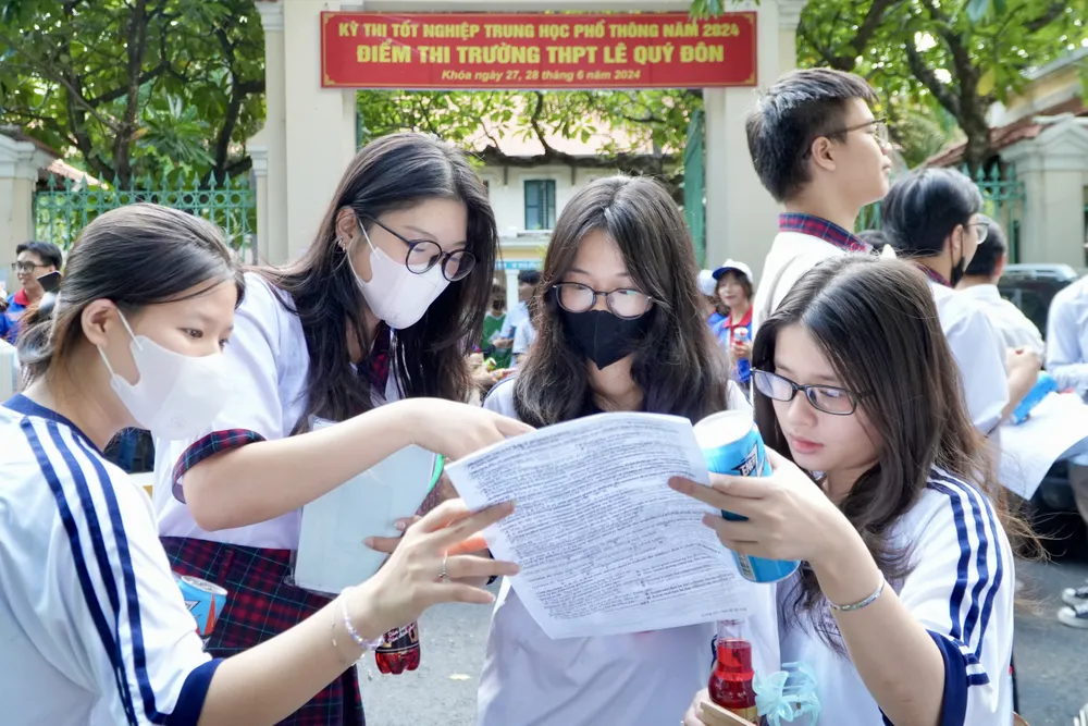 kỳ thi TN THPT 2024- Điểm thi THPT Lê Quý Đôn Q3 sau khi kết thúc môn ngoại ngữ_HUN02234.jpg