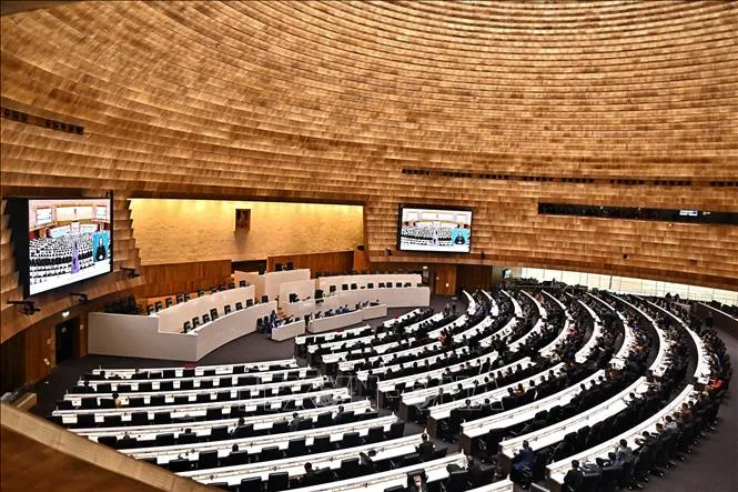 Toàn cảnh một phiên họp Quốc hội Thái Lan tại thủ đô Bangkok