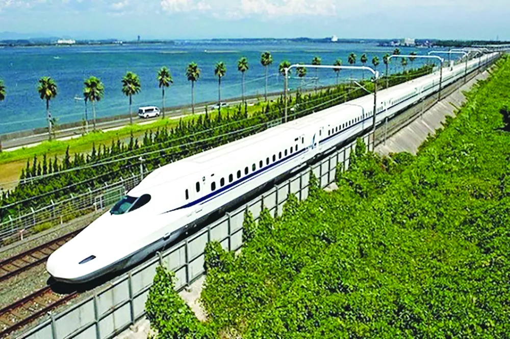 A high-speed railway model