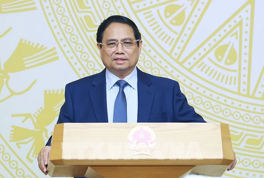 Thủ tướng nêu rõ phải đặt niềm tin, mạnh dạn giao việc khó cho thành phần kinh tế tư nhân. Ảnh: TTXVN