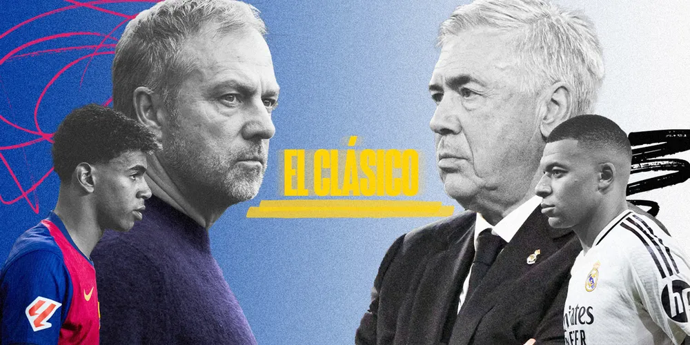 CLB Barcelona (trái) đối đầu Real Madrid trong trận “siêu kinh điển”