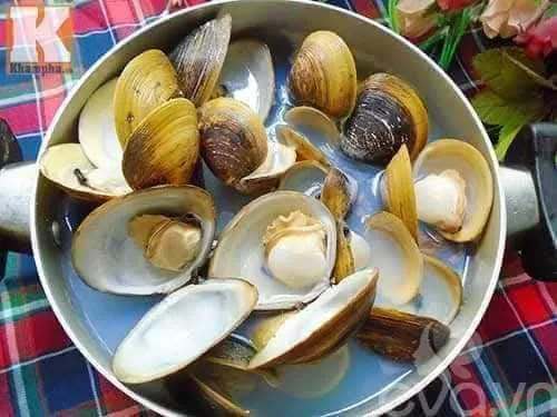 Ngọt ngào món nghêu sông