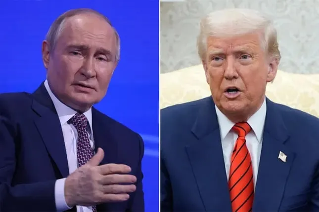 Tổng thống Nga Vladimir Putin và Tổng thống Mỹ Donald Trump. Ảnh: Bloomberg