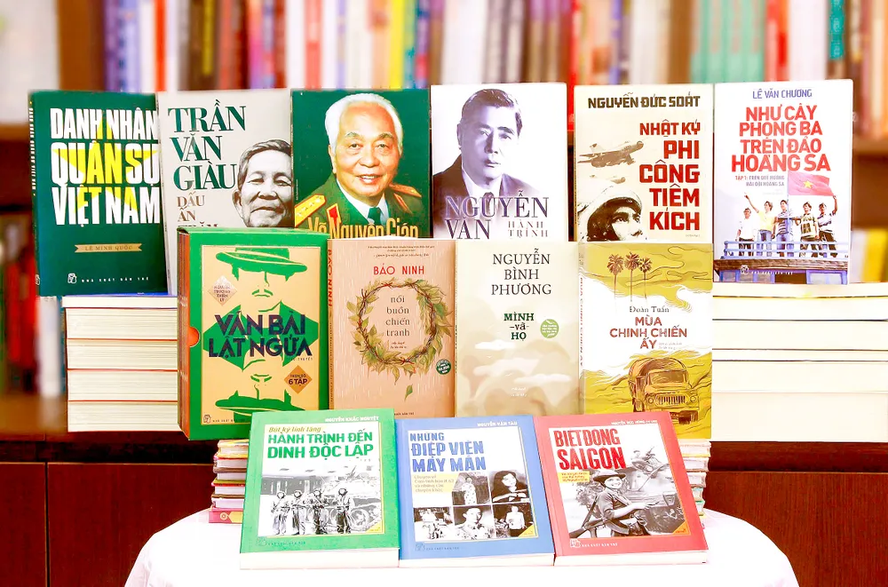 Một số tác phẩm về đề tài chiến tranh cách mạng do NXB Trẻ ấn hành, được tái bản nhiều lần