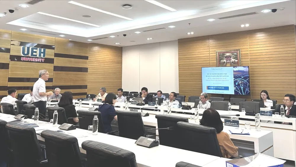 Toàn cảnh buổi báo cáo nghiệm thu cấp Quốc gia