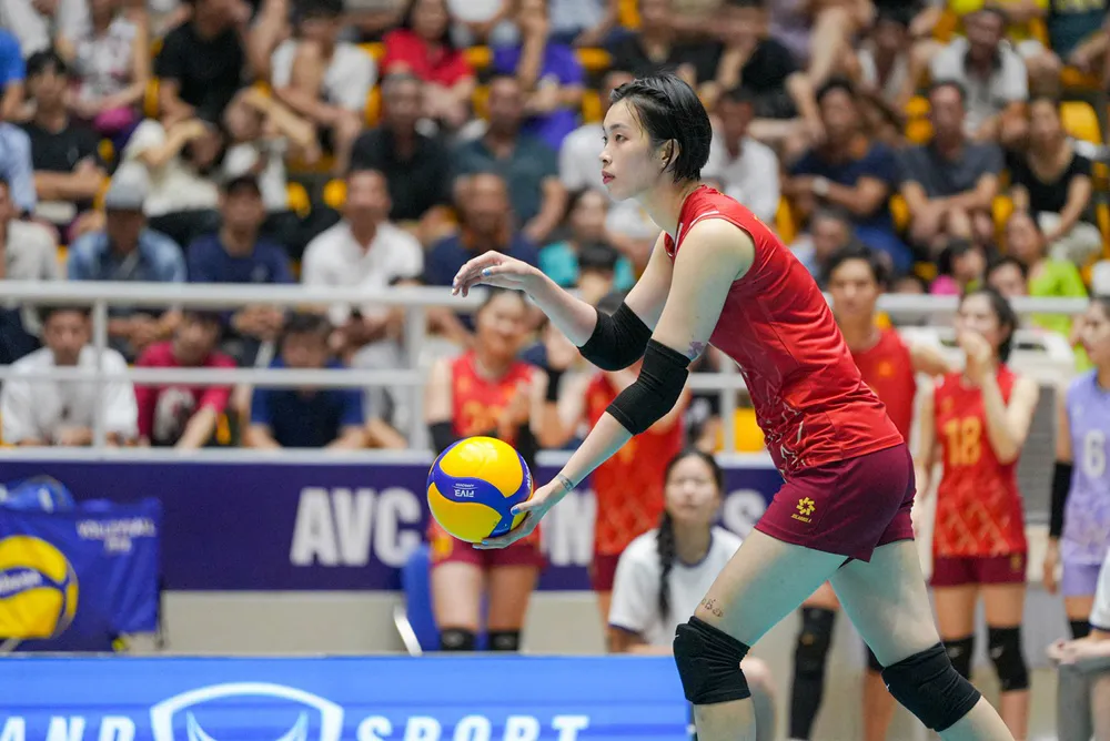 VĐV Trần Thị Thanh Thúy là trụ cột của đội tuyển bóng chuyền nữ Việt Nam. Ảnh: P.MINH