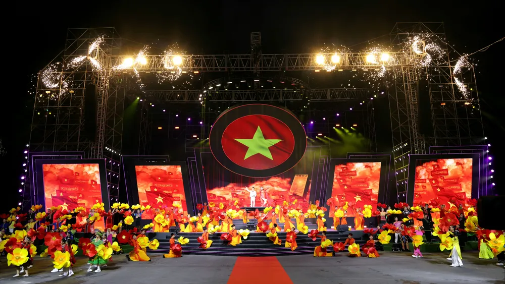 Một tiết mục văn nghệ tại chương trình