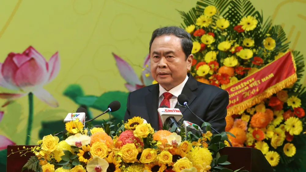 Chủ tịch Quốc hội Trần Thanh Mẫn phát biểu chỉ đạo tại Đại hội