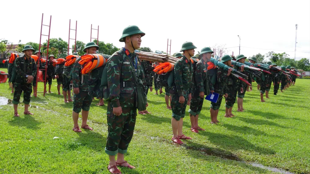 Trung đoàn 841 sẵn sàng ứng phó bão số 10