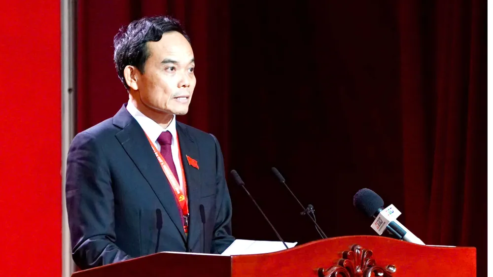 Bí thư Thành ủy TPHCM Trần Lưu Quang phát biểu bế mạc đại hội