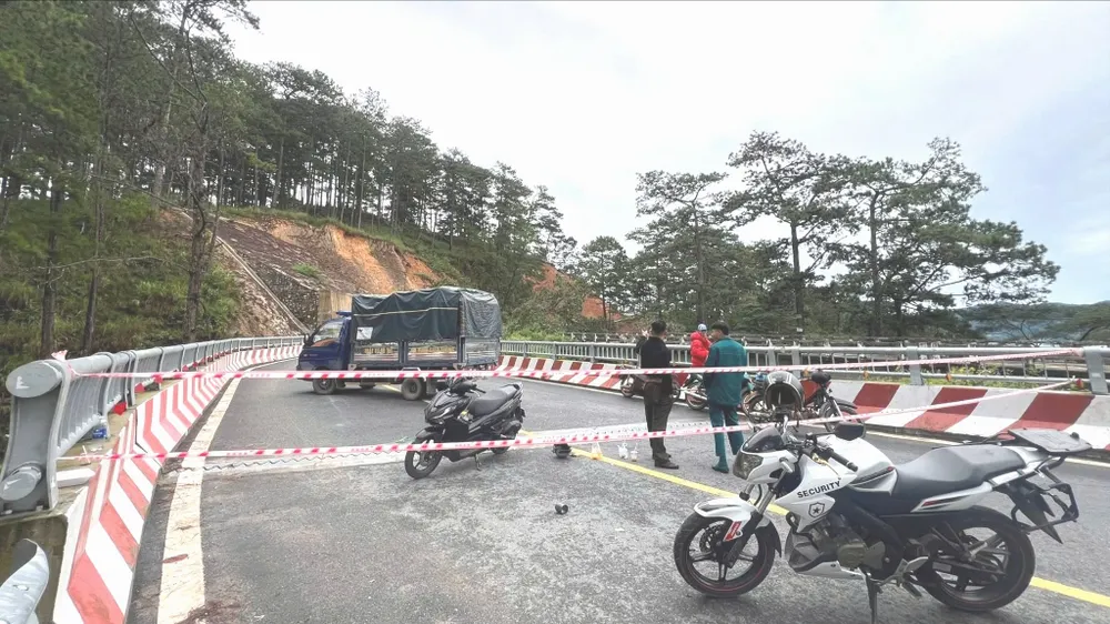 Lâm Đồng: Sạt lở đèo D'ran, Quốc lộ 20 lưu thông hạn chế