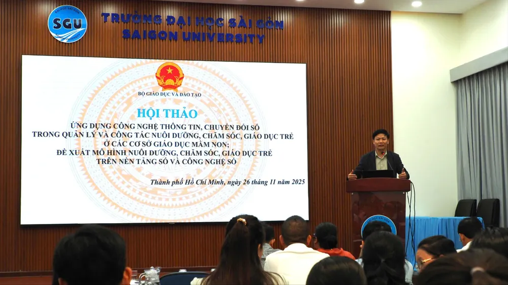 Công nghệ tiên tiến chưa được triển khai hiệu quả ở bậc mầm non