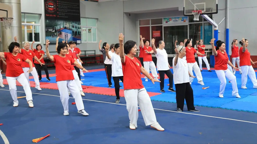 CLB Đông Gia Thái Cực là mô hình TDDS tiêu biểu của phường Xuân Hòa