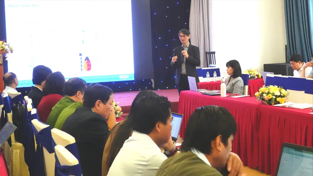 Ông Nguyễn Tuấn Lâm, Văn phòng Tổ chức Y tế thế giới tại Việt Nam chia sẻ. Ảnh: XUÂN QUỲNH