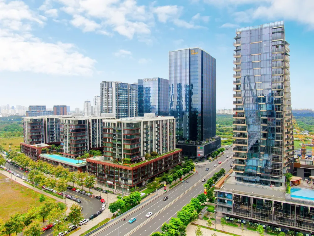 Khu đô thị mới Thủ Thiêm (TPHCM) dự kiến sẽ có những hoạt động của Trung tâm Tài chính quốc tế Việt Nam tại TPHCM. Ảnh: HOÀNG HÙNG